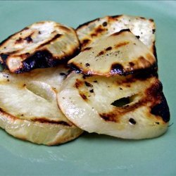 Grilled Elephant Garlic