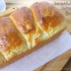 Golden Brioche Loaves