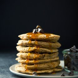 Chocolate Chip Oatmeal Cookie Pancakes