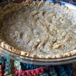 Peanut Butter Cookie Crumbs Pie Crust