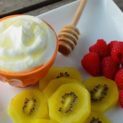 Fresh Fruit With Greek Yogurt Dip/Dressing