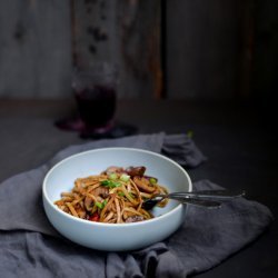 Mushroom Noodles