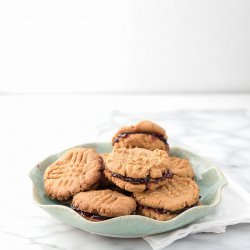 Peanut Butter and Jelly Sandwich Cookies