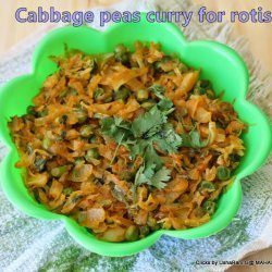 Curried Cabbage and Peas