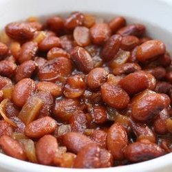 BBQ Baked Beans With Apples