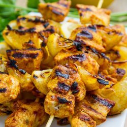 Moroccan Chicken Kabobs