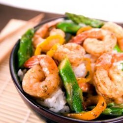 Shrimp & Asparagus Stir-Fry