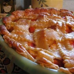 Old-Fashioned Peach Pie