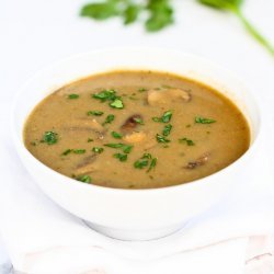 Vegan Cream of Mushroom Soup