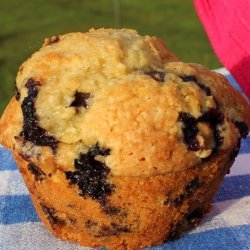 Flax Blueberry Muffins