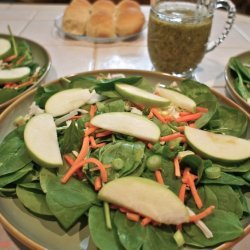 Apple Pear Salad W/ Poppy Seed Dressing