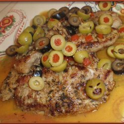 Pork Tenderloin With Olive-Piccata Sauce