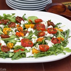 Oven Roasted Tomatoes With Goat Cheese