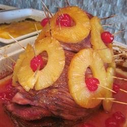 Baked Ham with Pineapple Mustard Glaze