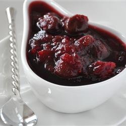 Dried Cherry and Cranberry Sauce