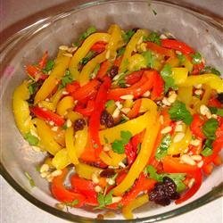 Roasted Peppers with Pine Nuts and Parsley