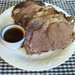 Rubbed Prime Rib with Chili and Mustard