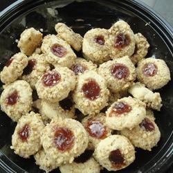 Raspberry Thumbprint Cookies