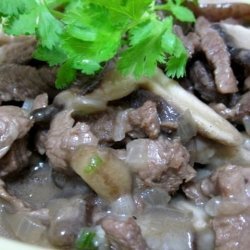 Atkins Beef Stroganoff