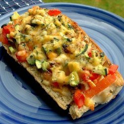 Fresh Veggie French Bread Pizzas