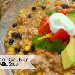 Black Bean Tortilla Soup