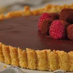 Raspberry Truffle Tart