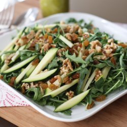 Arugula Salad With Walnut Vinaigrette for Two