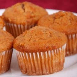 Carrot Mini Muffins Without Eggs