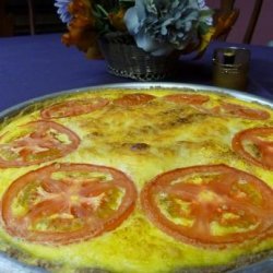 Corn Quiche in a Tef Crust