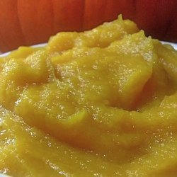 Homemade 'canned Pumpkin'