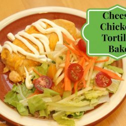 Cheesy Chicken Tortilla Bake