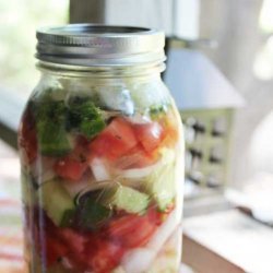 Marinated Tomatoes and Cucumbers