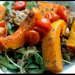 Lentil, Squash and Feta Salad