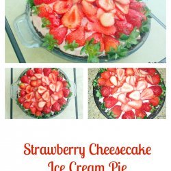 Strawberry Ice Cream Pie