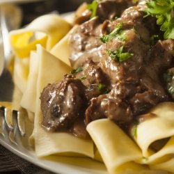 Venison Stroganoff