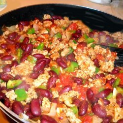 Bean & Turkey Skillet