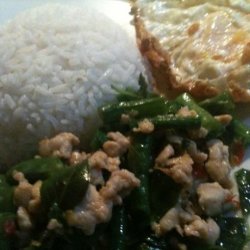 Stir Fried String Beans With Thai Basil