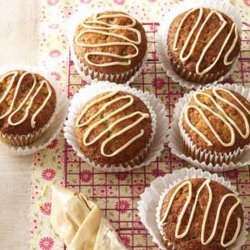 Jumbo Caramel Banana Muffins