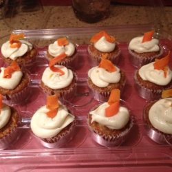 Carrot Cupcakes With Cardamom Frosting