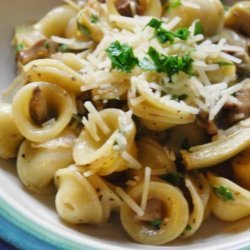 Mushroom Marsala Pasta With Artichokes