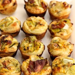 Mini Bacon and Cheddar Quiche