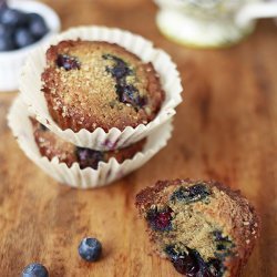 Healthy Blueberry and Banana Muffins