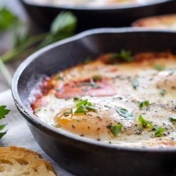 Baked Eggs in Marinara