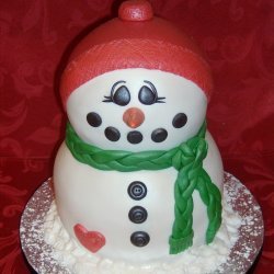 Snowman Cake