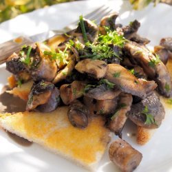 Creamy Mushrooms on Toast