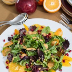 Persimmon Pomegranate Salad