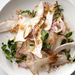 Watercress and Mushroom Salad