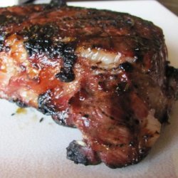 Red Wine Marinated Ribeye Steak