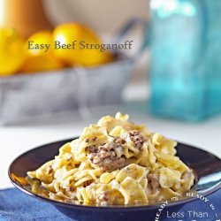 Easy Beef Stroganoff