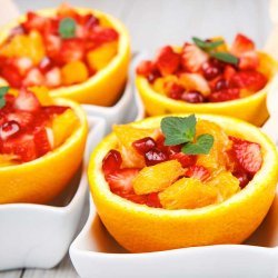 Orange Fruit Cups